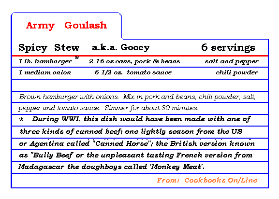 Army Goulash