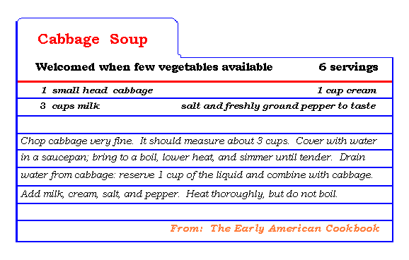 Doughboy Cabbage Soup
