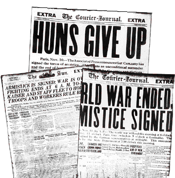 Newspapers at the Armistice
